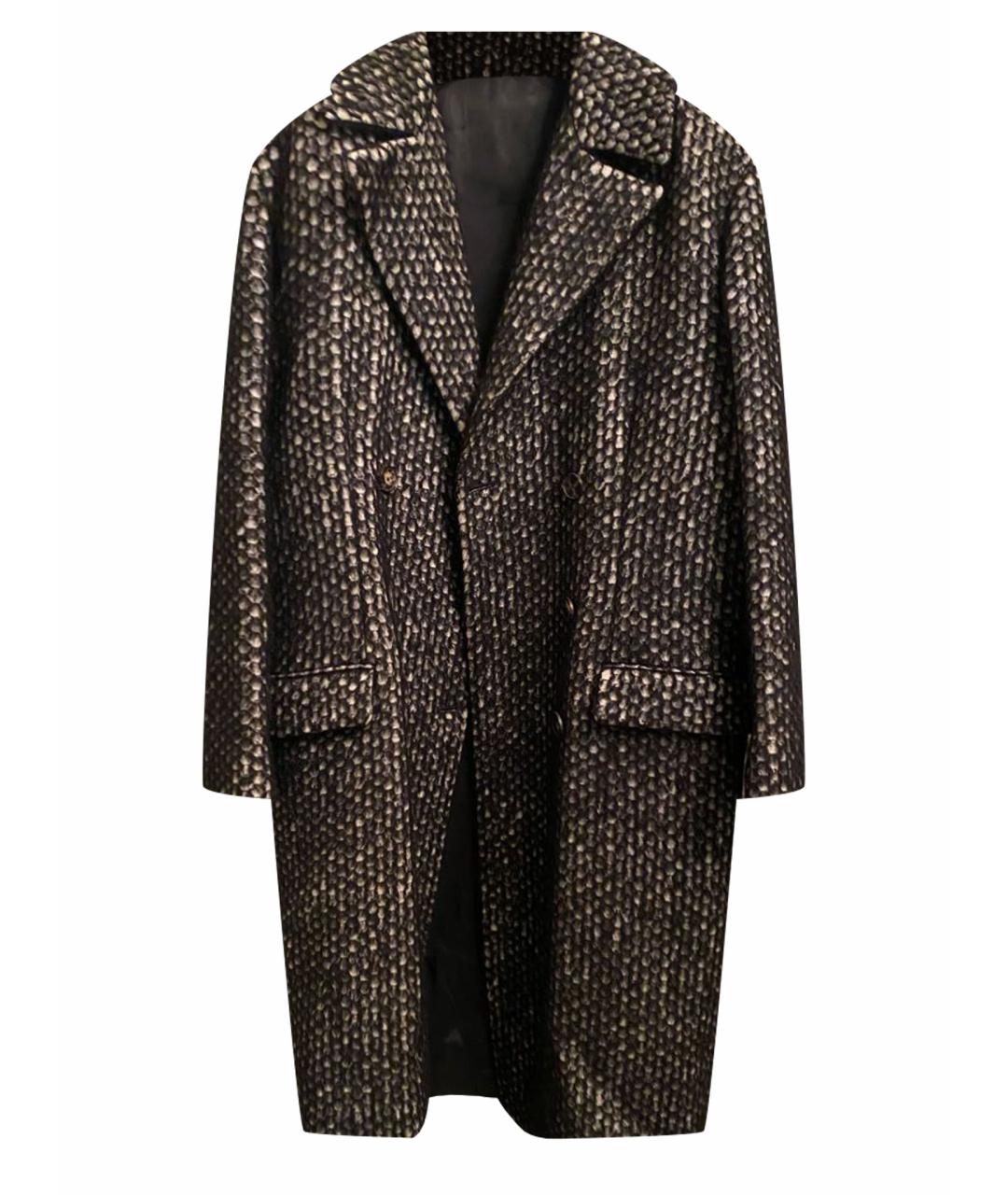 BOTTEGA VENETA Серое шерстяное пальто, фото 1