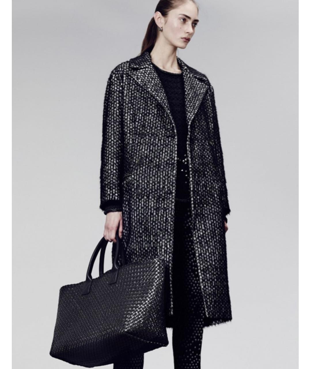 BOTTEGA VENETA Серое шерстяное пальто, фото 6