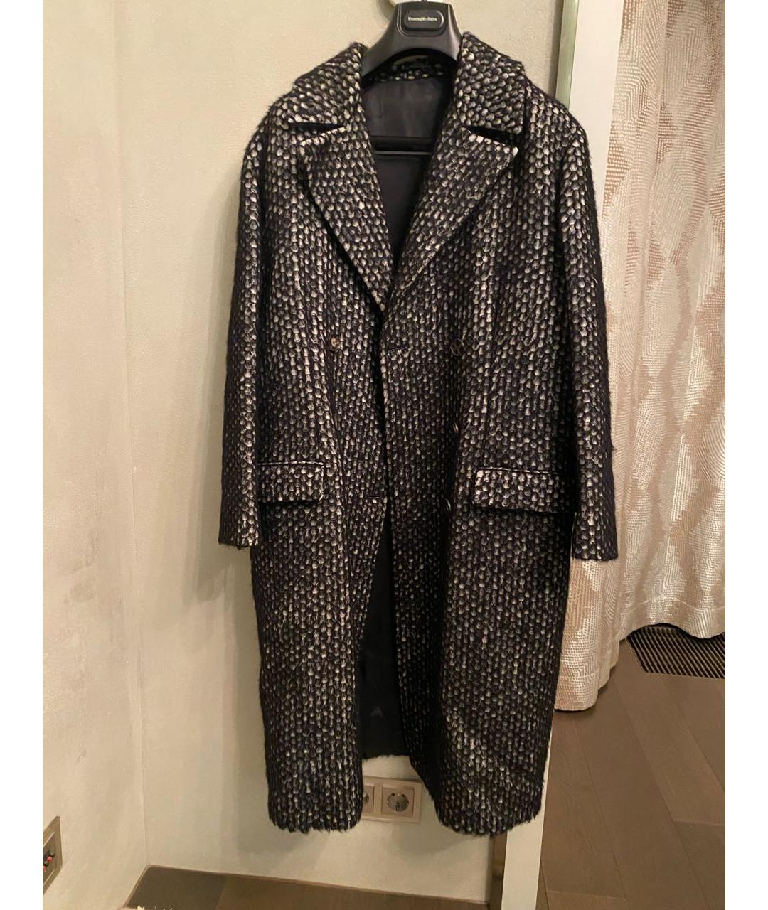 BOTTEGA VENETA Серое шерстяное пальто, фото 7