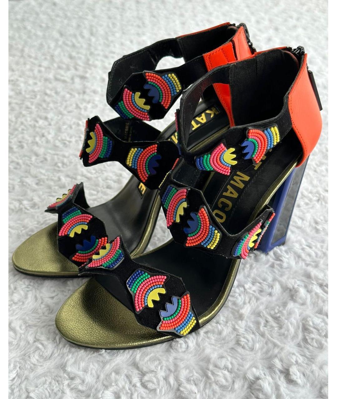 KAT MACONIE Мульти кожаные босоножки, фото 3