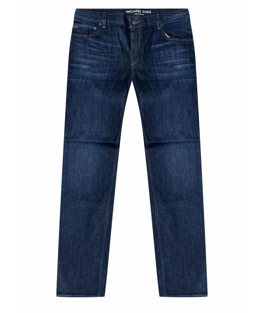 MICHAEL KORS Темно-синие хлопковые джинсы скинни, фото 1