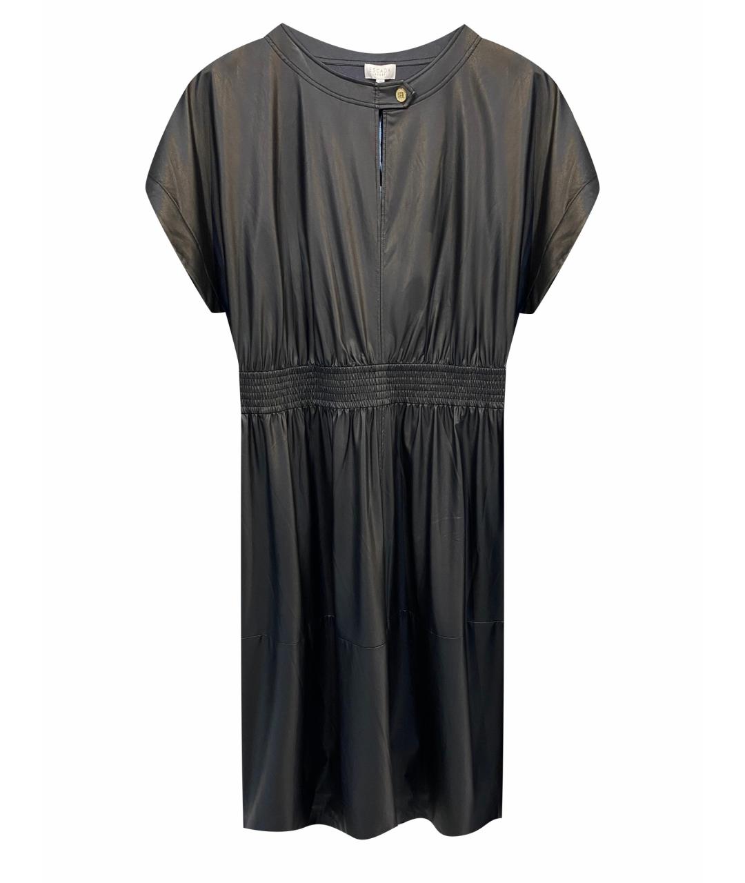 ESCADA Черное вискозное повседневное платье, фото 1