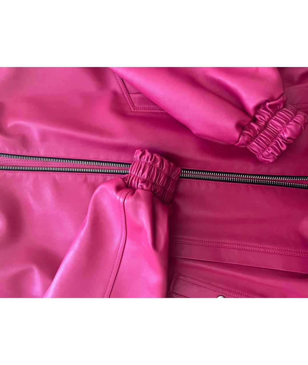 MAGDA BUTRYM Розовая кожаная куртка, фото 6