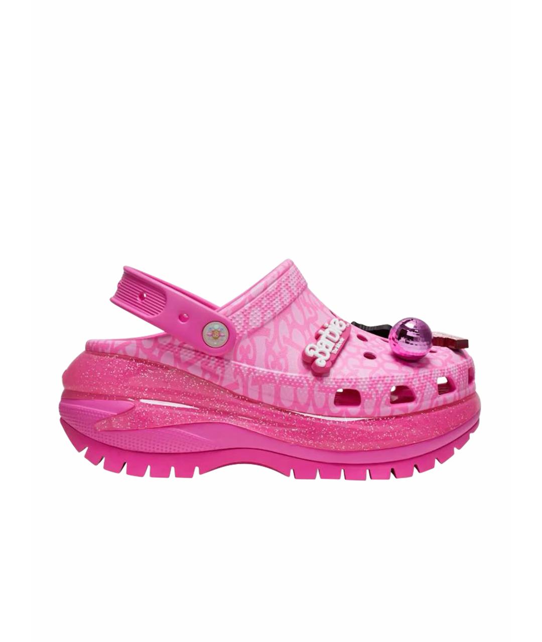 CROCS Розовые резиновые мюли, фото 1