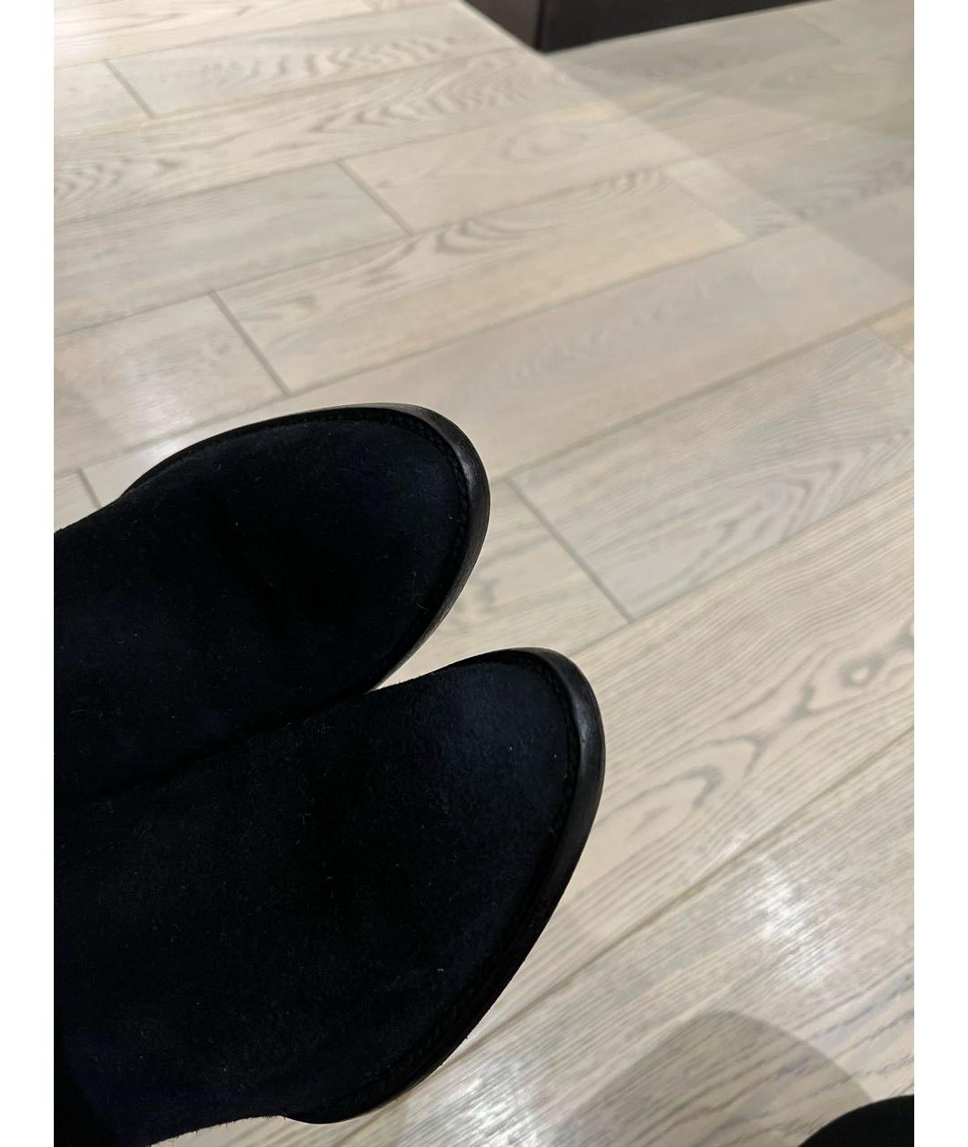 AQUAZZURA Черные замшевые ботильоны, фото 7