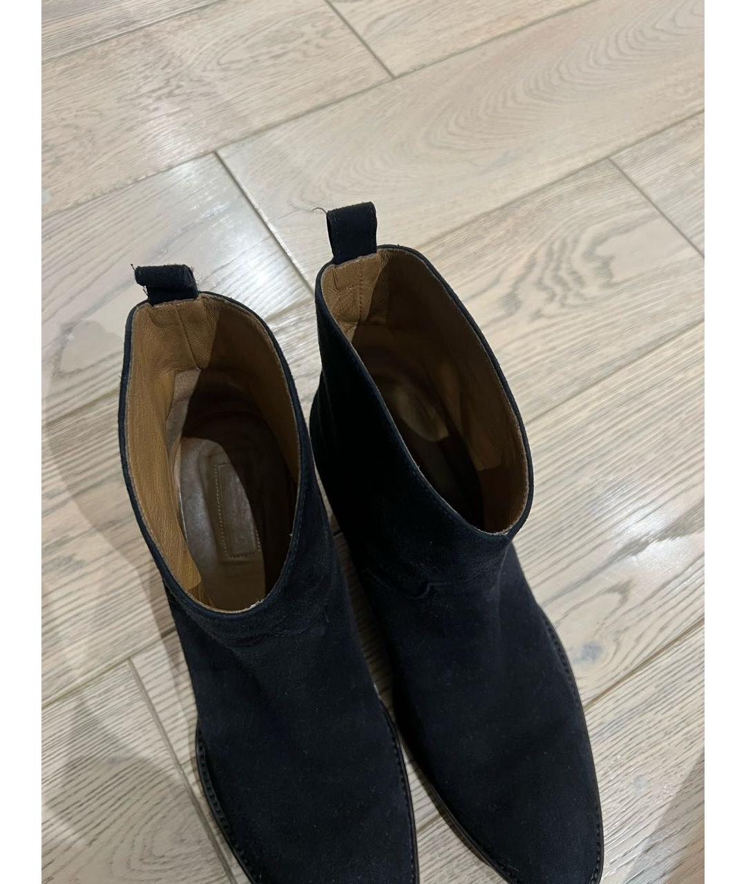 AQUAZZURA Черные замшевые ботильоны, фото 8