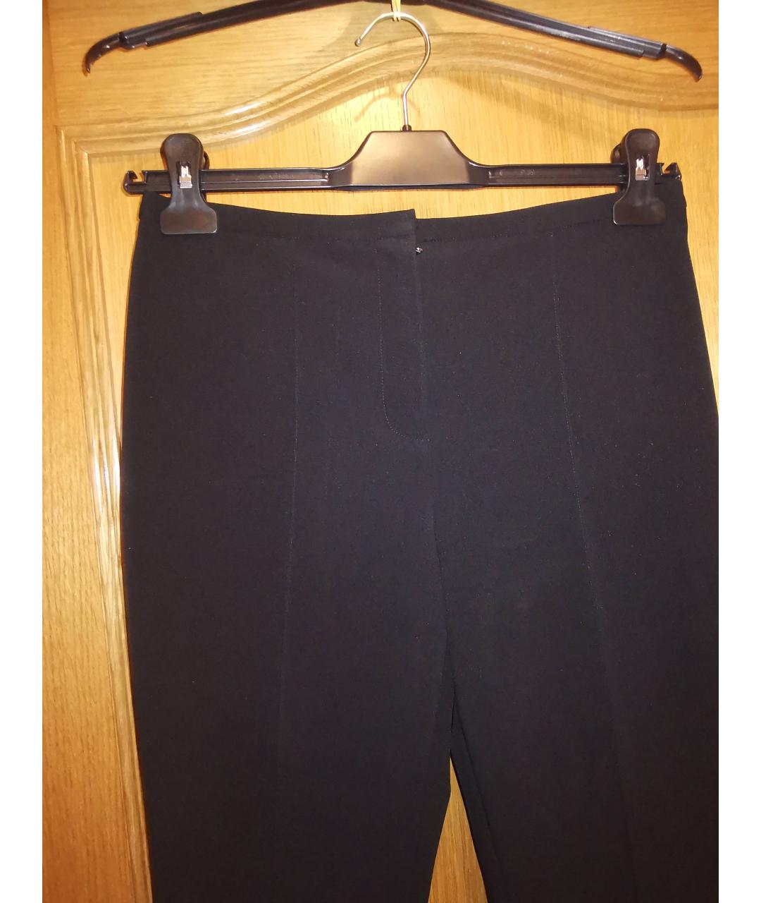 ALEXANDER WANG Черные полиэстеровые брюки узкие, фото 4