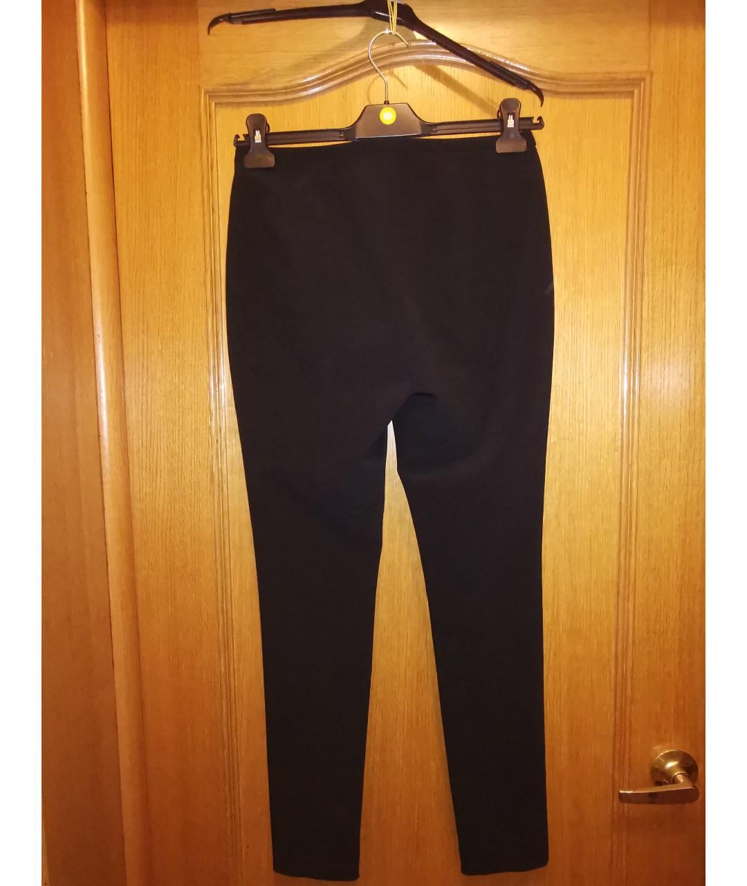 ALEXANDER WANG Черные полиэстеровые брюки узкие, фото 2