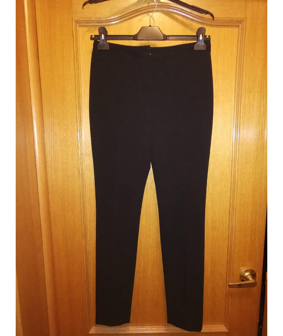 ALEXANDER WANG Черные полиэстеровые брюки узкие, фото 7
