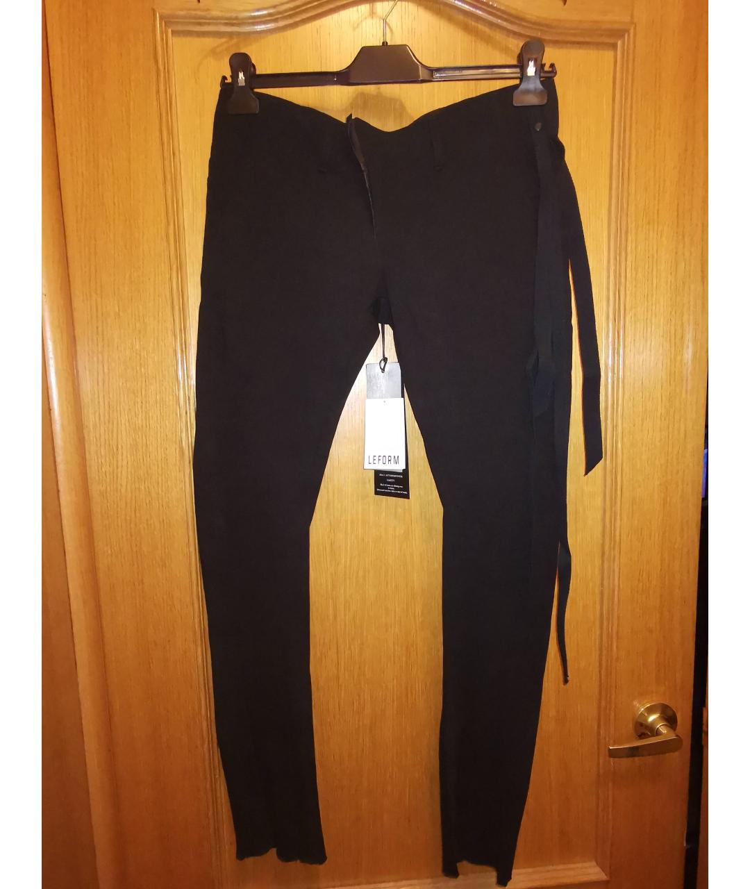 FAGASSENT Черные хлопковые брюки узкие, фото 2