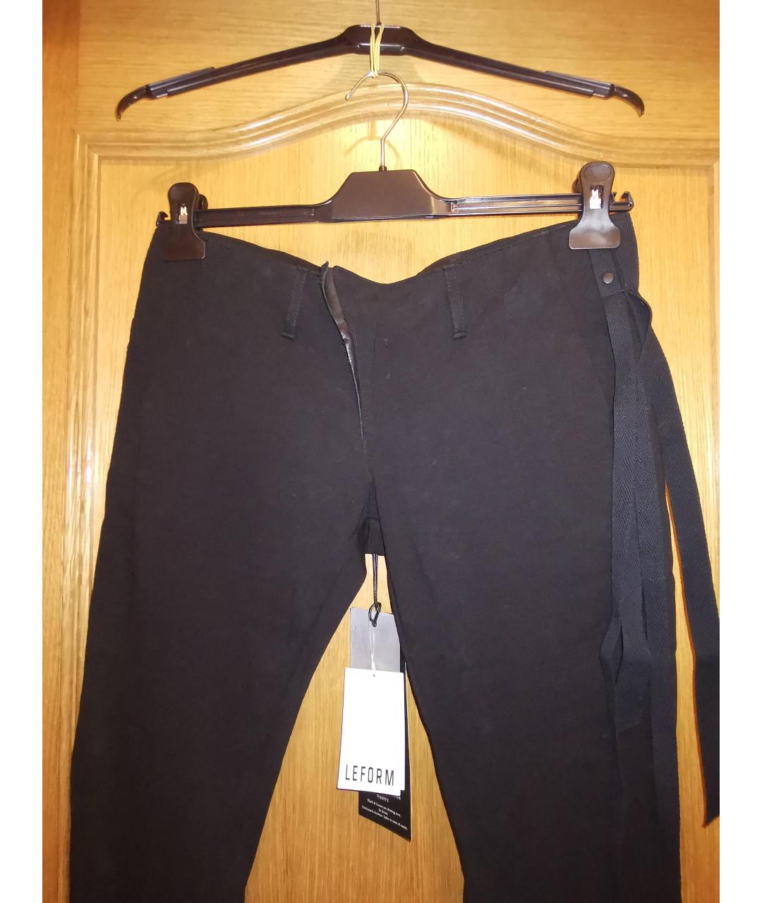 FAGASSENT Черные хлопковые брюки узкие, фото 4