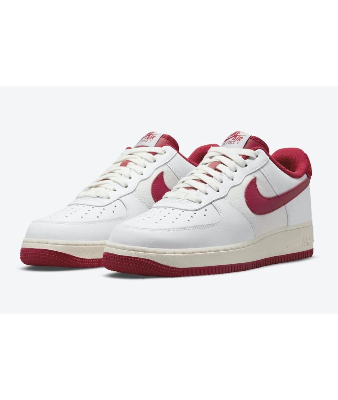 NIKE Красные кожаные кроссовки, фото 2