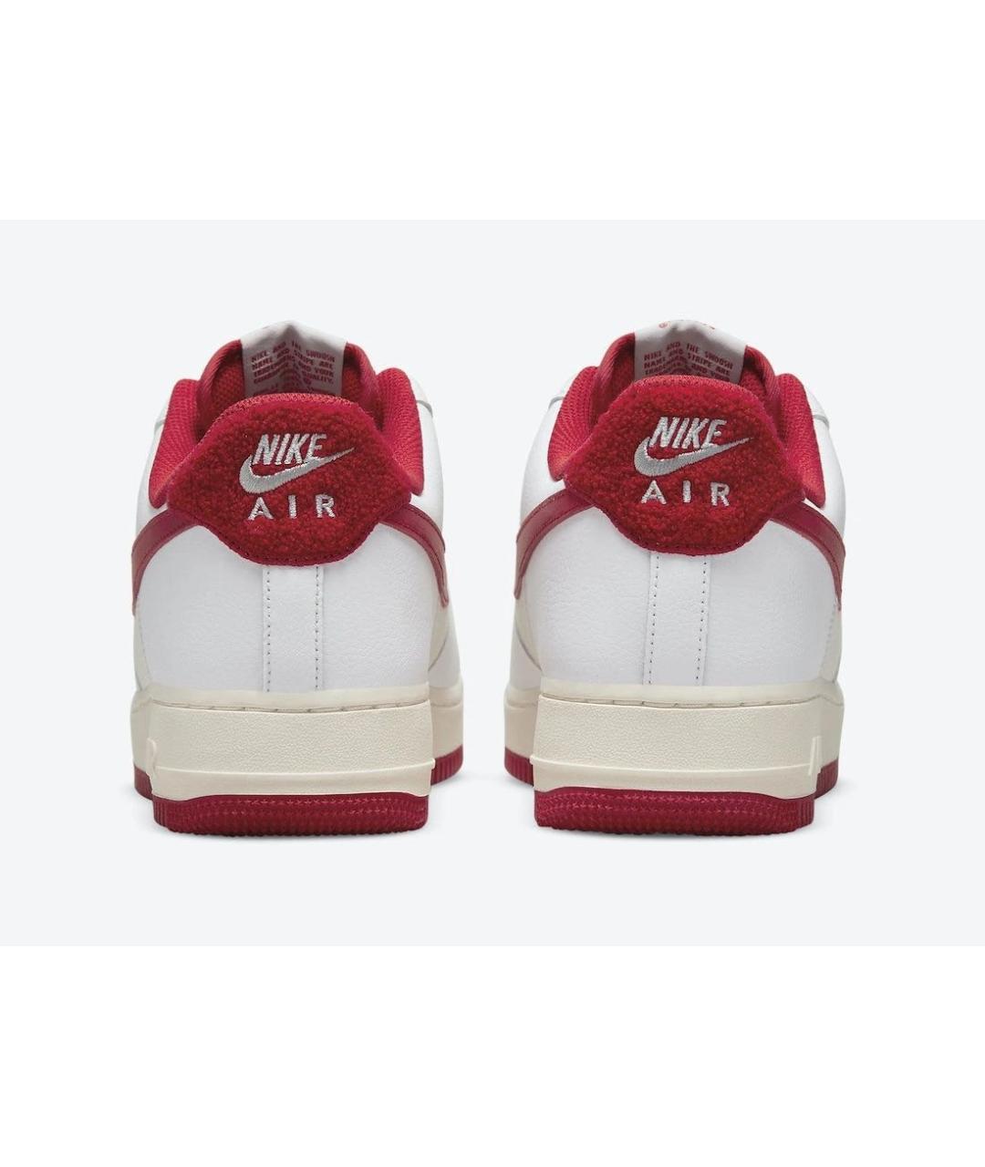 NIKE Красные кожаные кроссовки, фото 4