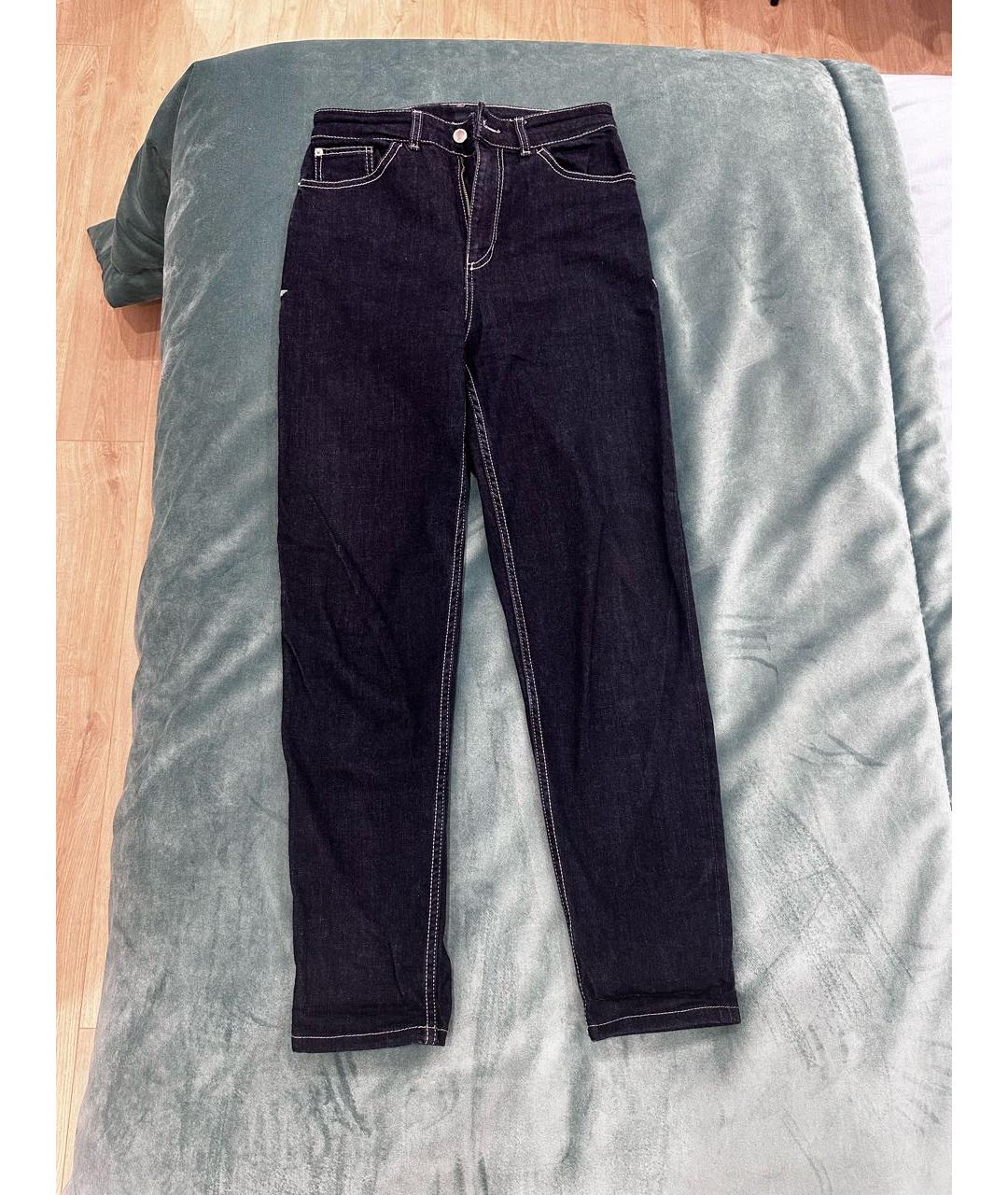 EMPORIO ARMANI Темно-синие джинсы слим, фото 5