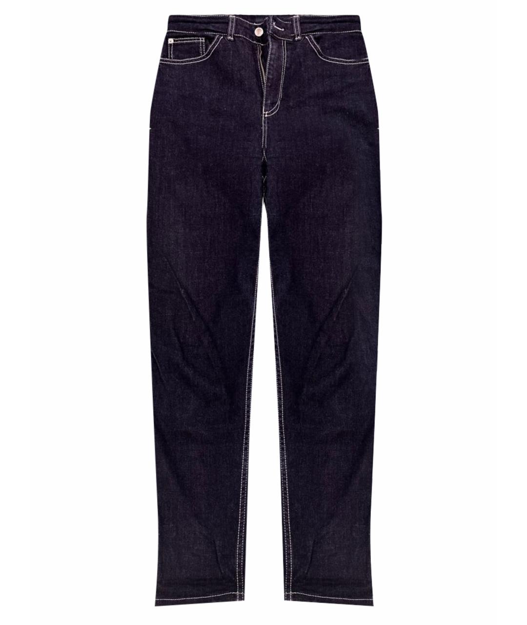 EMPORIO ARMANI Темно-синие джинсы слим, фото 1