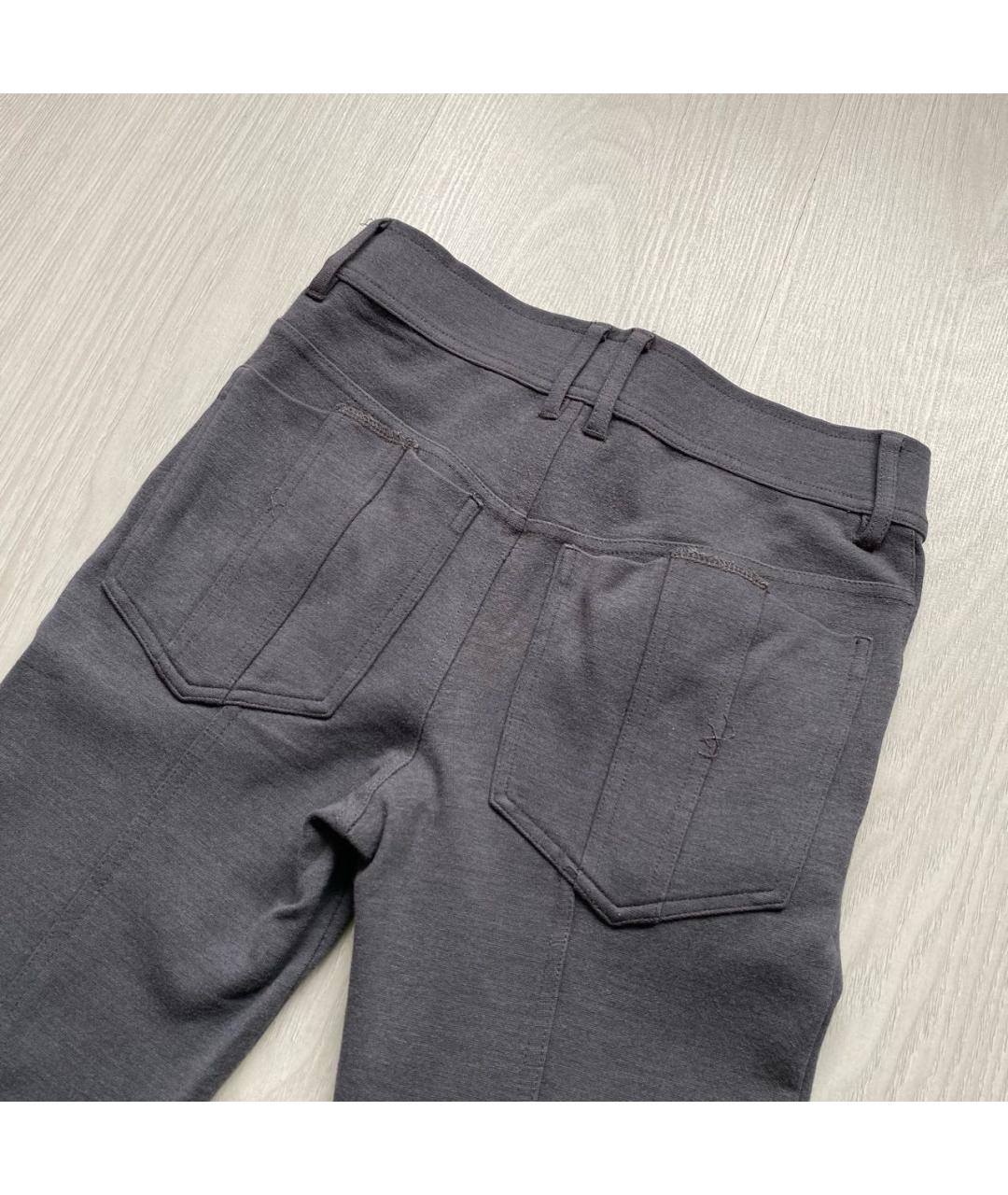 BURBERRY Антрацитовые брюки узкие, фото 8