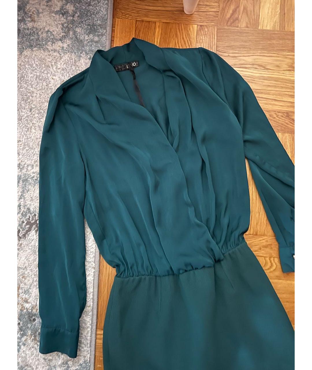 LIU JO Зеленые платье, фото 2