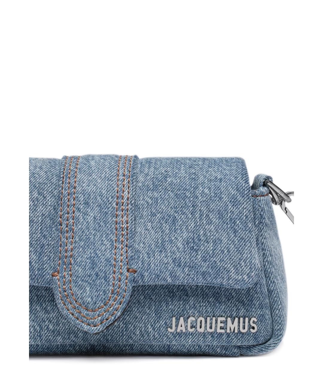 JACQUEMUS Синяя сумка через плечо, фото 4