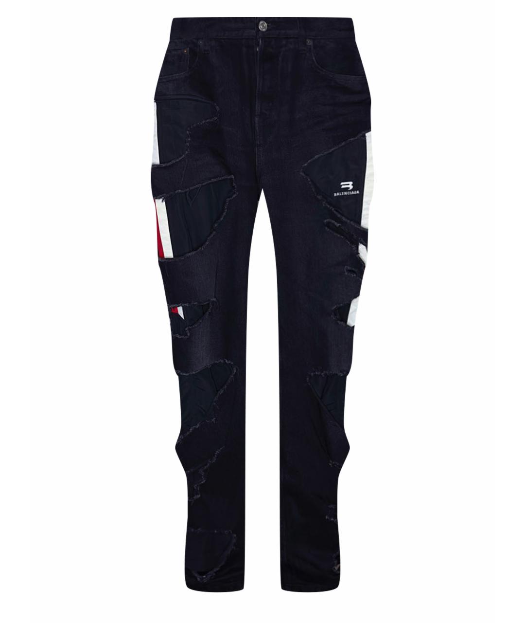 BALENCIAGA Черные прямые джинсы, фото 1