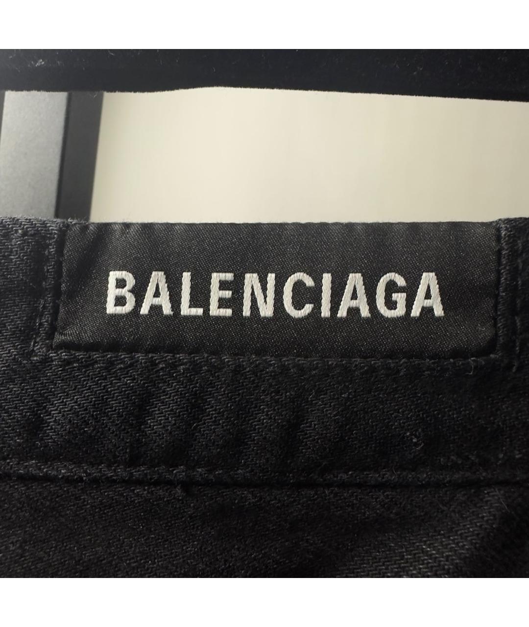 BALENCIAGA Черные прямые джинсы, фото 5