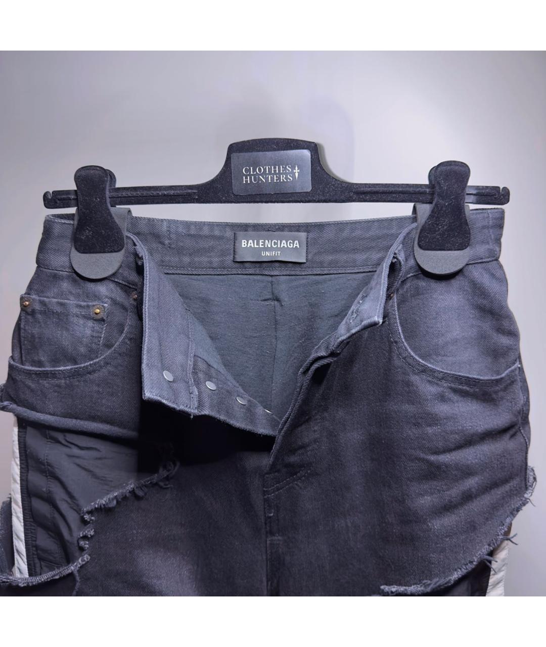 BALENCIAGA Черные прямые джинсы, фото 3