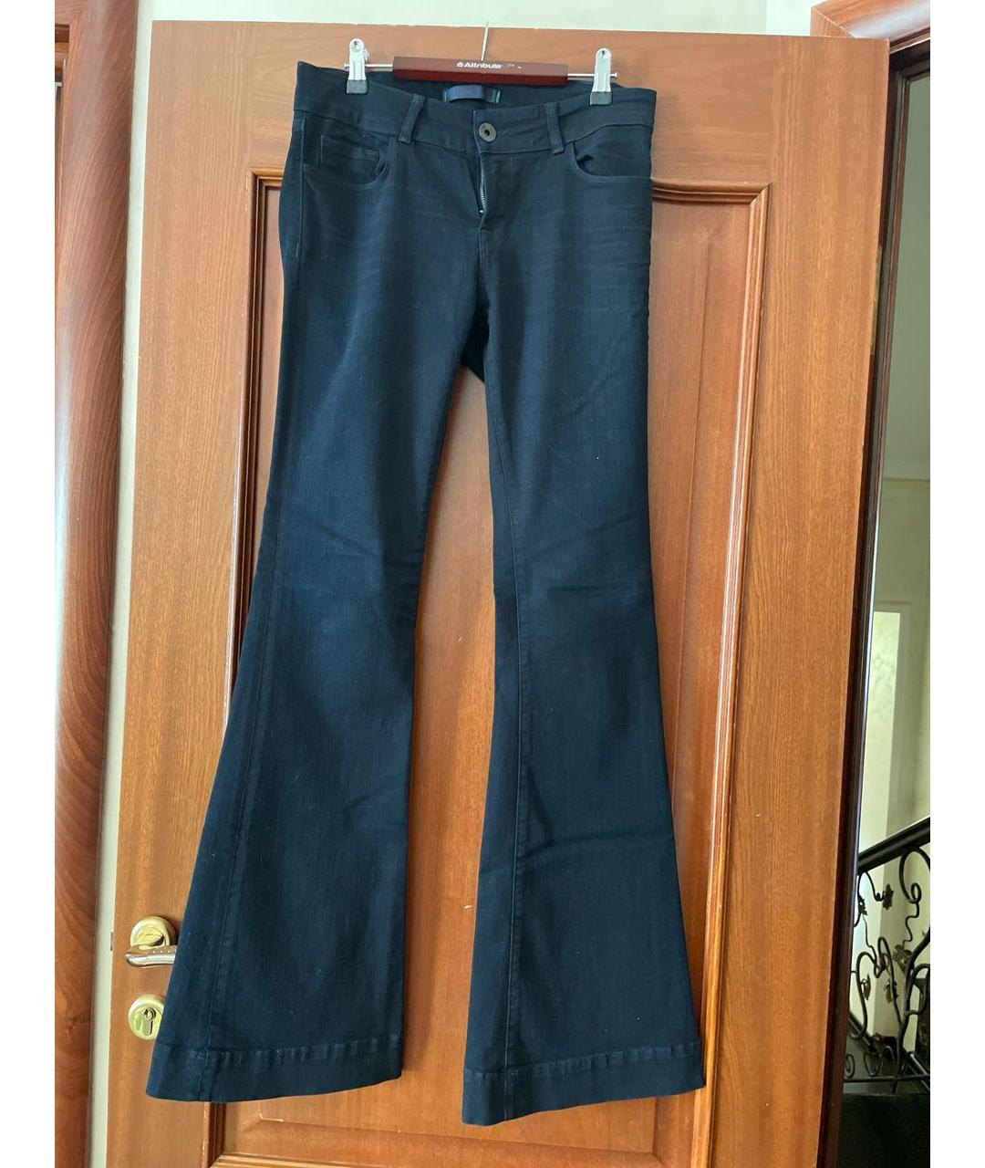 JBRAND Темно-синие хлопко-эластановые джинсы клеш, фото 3