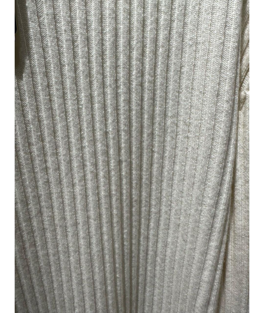 SIMONETTA RAVIZZA Белый кашемировый джемпер / свитер, фото 4