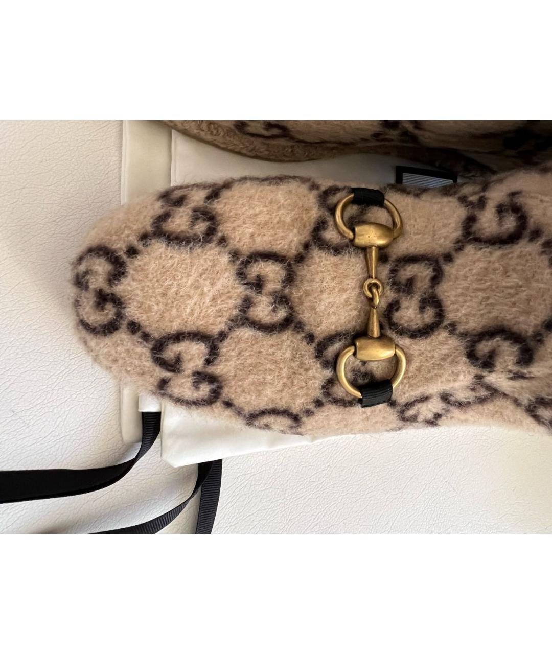 GUCCI Бежевые полусапоги, фото 5