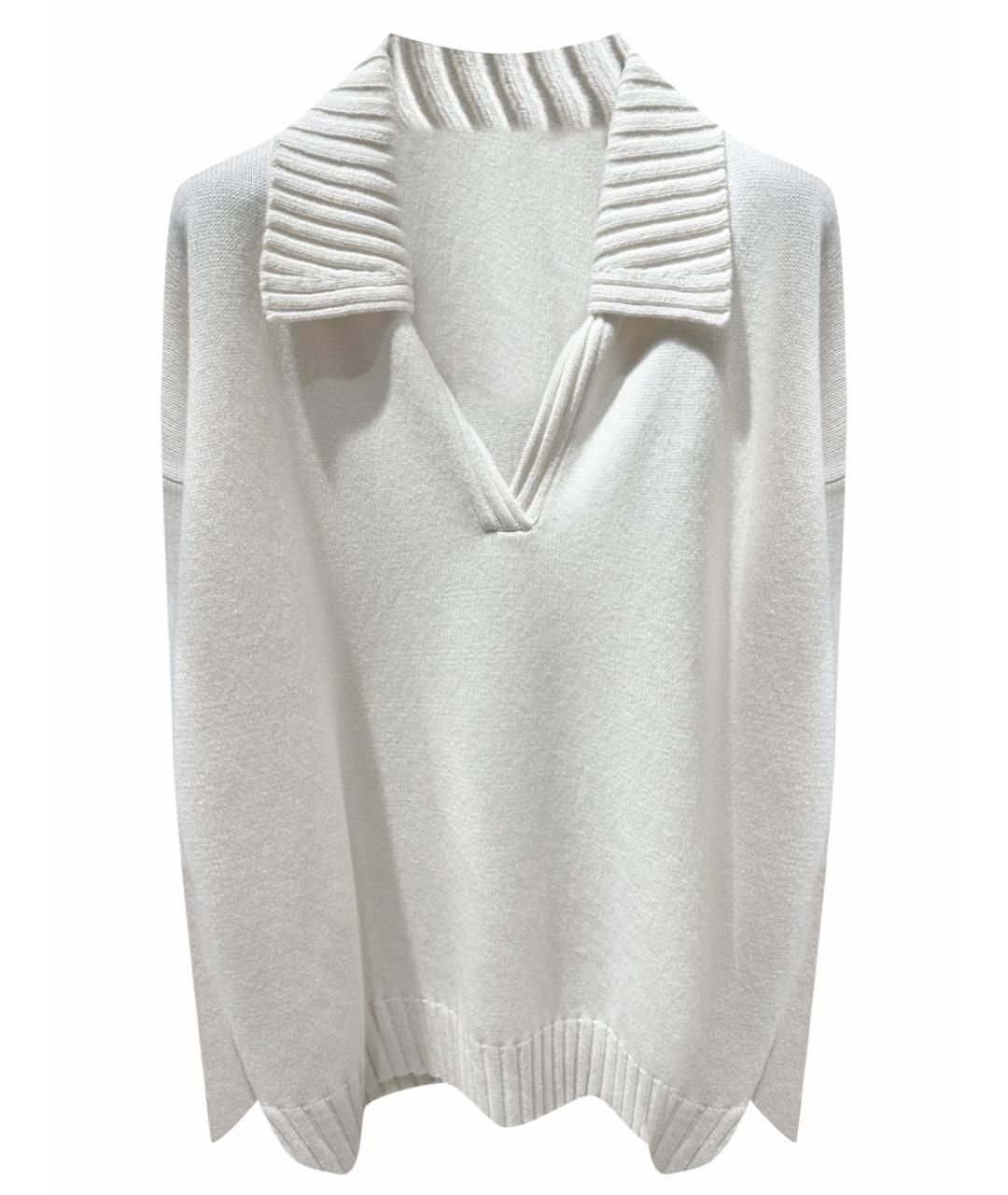 PANICALE Белый шерстяной джемпер / свитер, фото 1