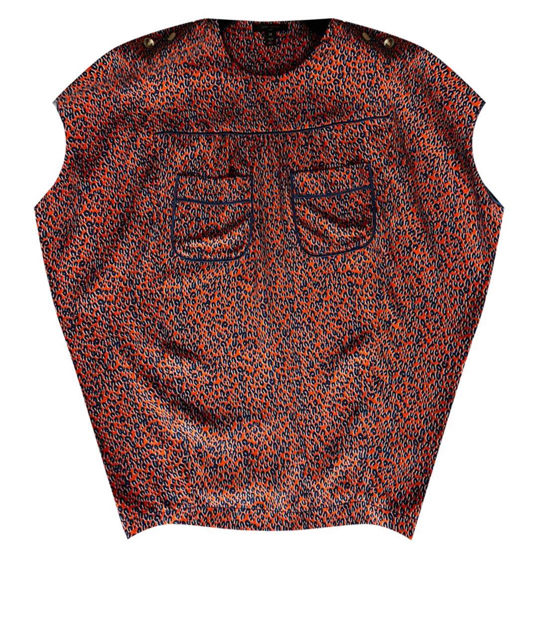 LOUIS VUITTON Мульти шелковая блузы, фото 1