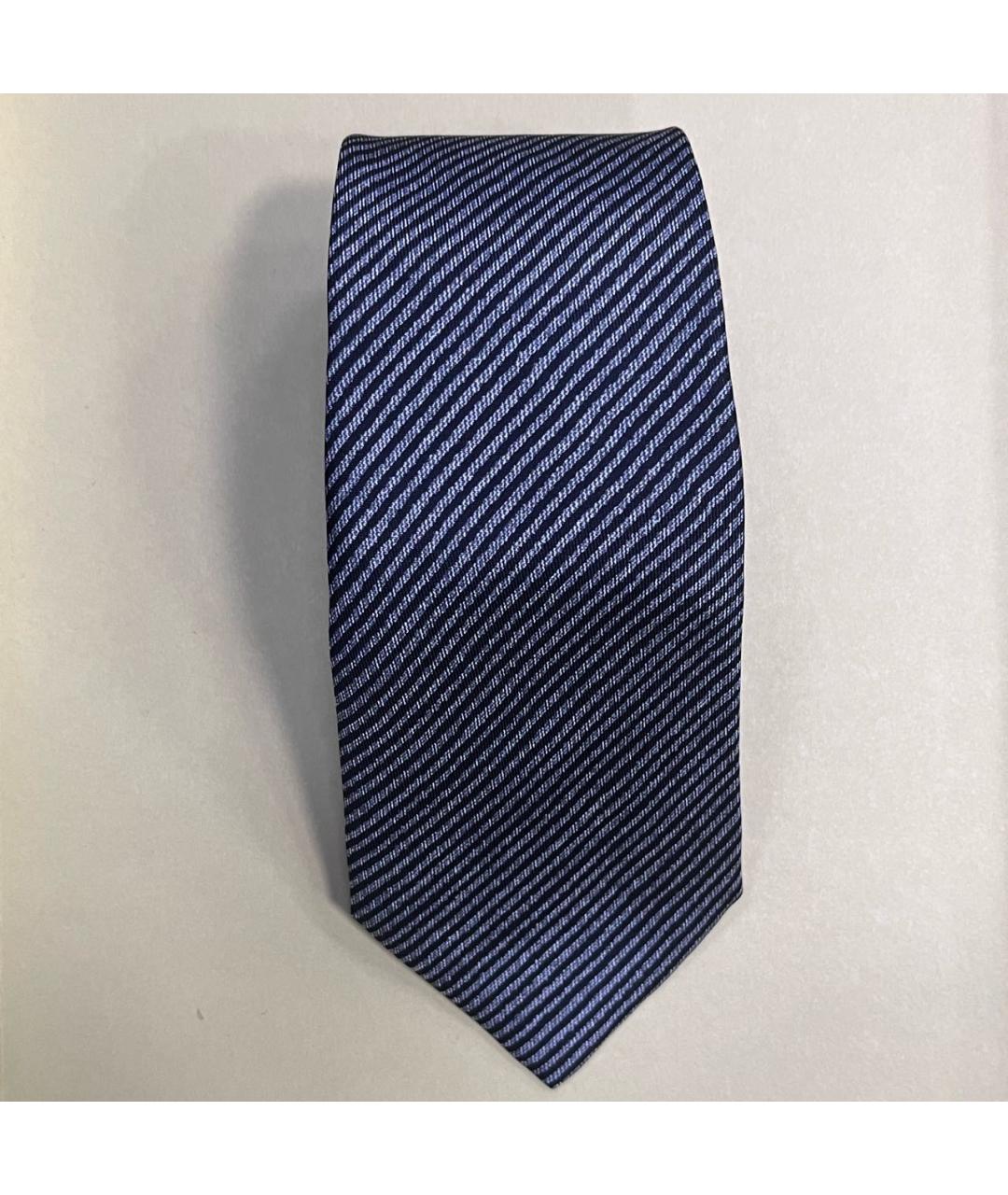PRADA Синий шелковый галстук, фото 5