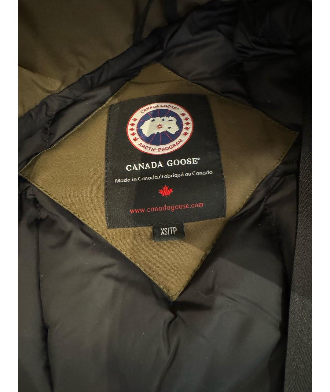 CANADA GOOSE Хаки полиэстеровая парка, фото 3