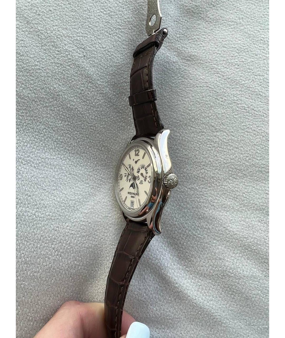 PATEK PHILIPPE Серебряные часы из белого золота, фото 3