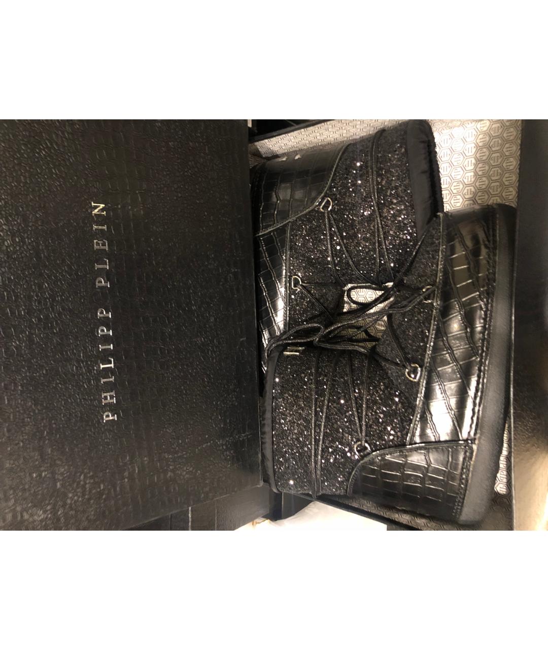 PHILIPP PLEIN Черные ботинки, фото 6