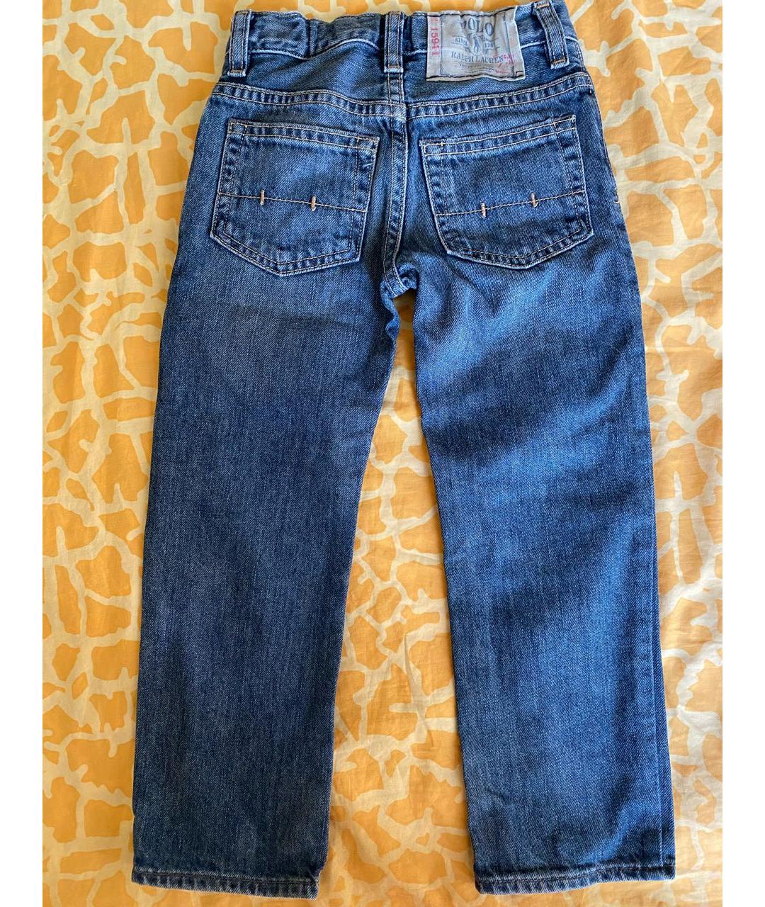 POLO RALPH LAUREN Синие деним детские джинсы, фото 2