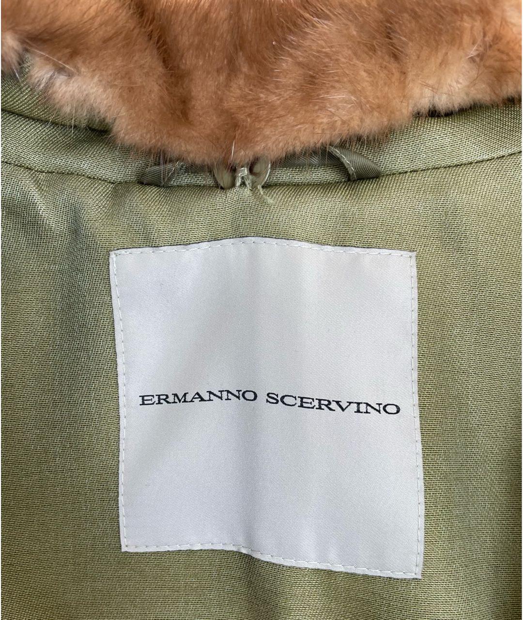 ERMANNO SCERVINO Хаки парка, фото 3