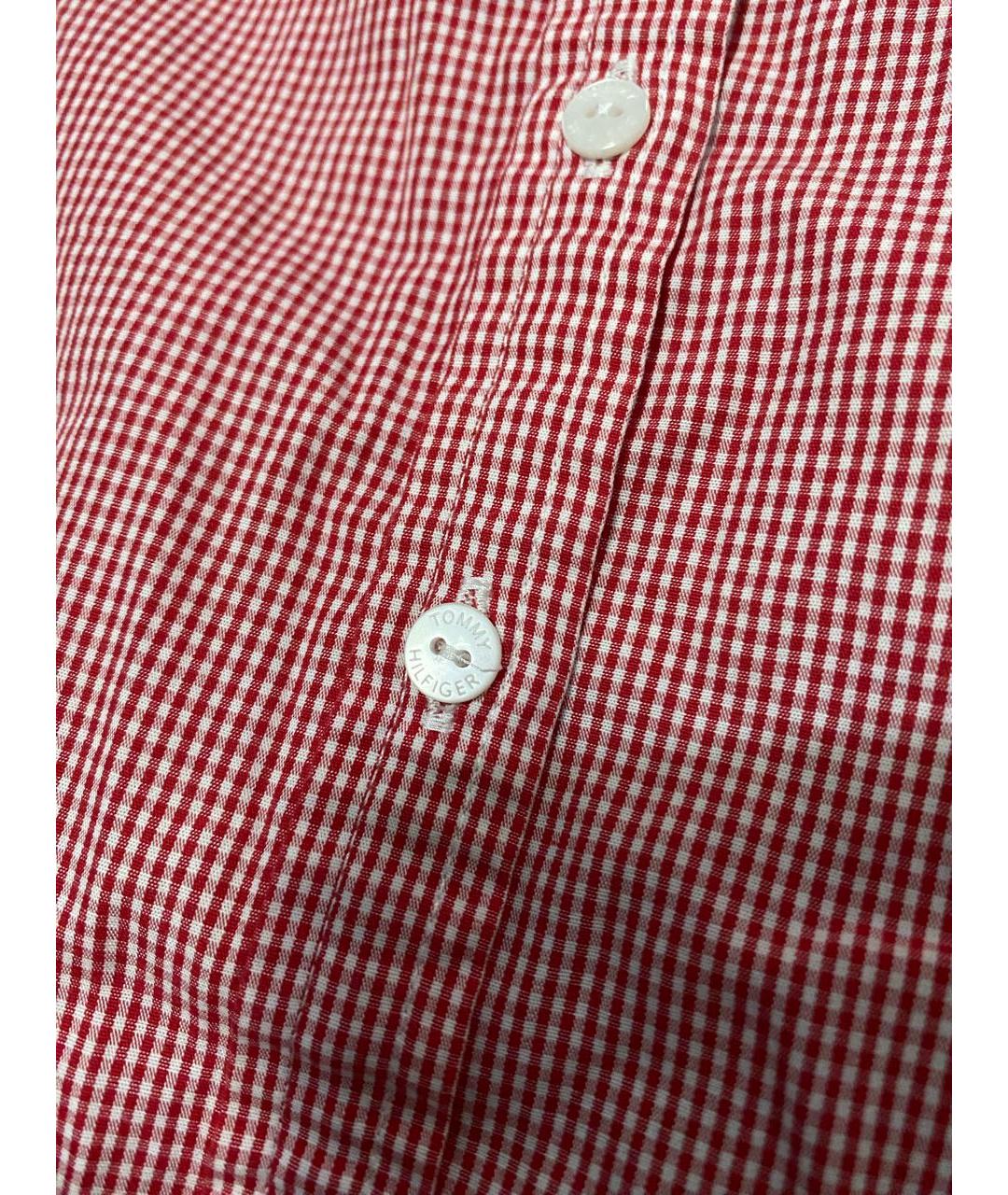 TOMMY HILFIGER Красная хлопковая рубашка, фото 4