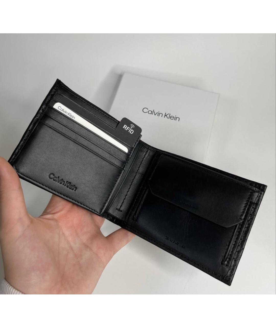CALVIN KLEIN Черный кошелек, фото 2