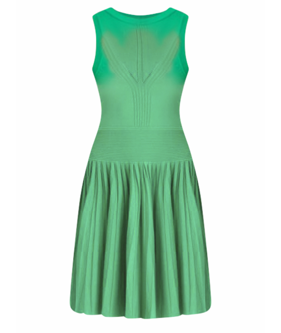 MILLY Зеленые вискозное повседневное платье, фото 1