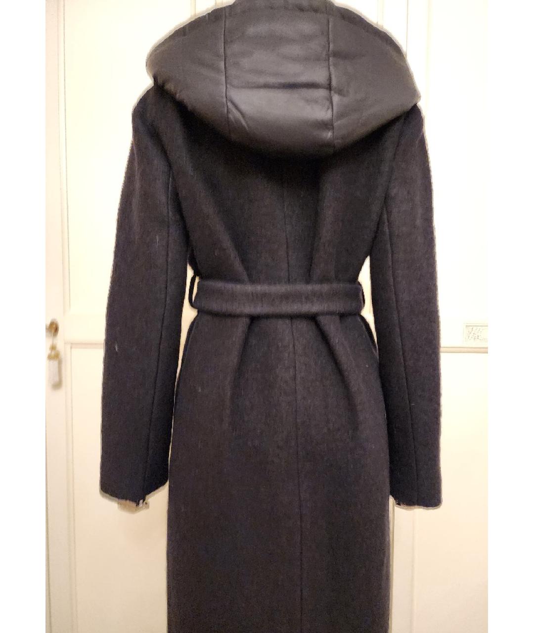 ADD Черное шерстяное пальто, фото 6