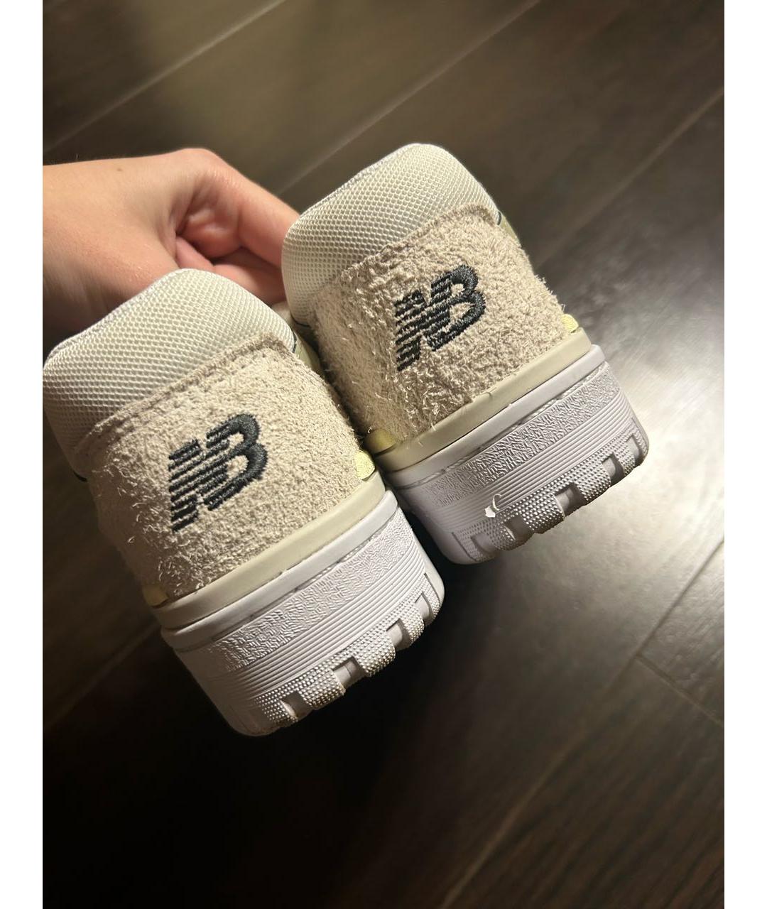 NEW BALANCE Белые кожаные кроссовки, фото 4