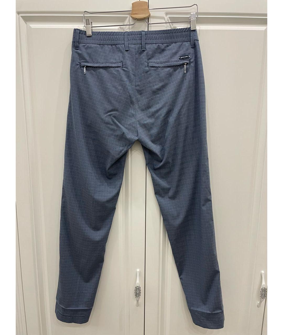 PIERRE CARDIN Синие полиэстеровые классические брюки, фото 2