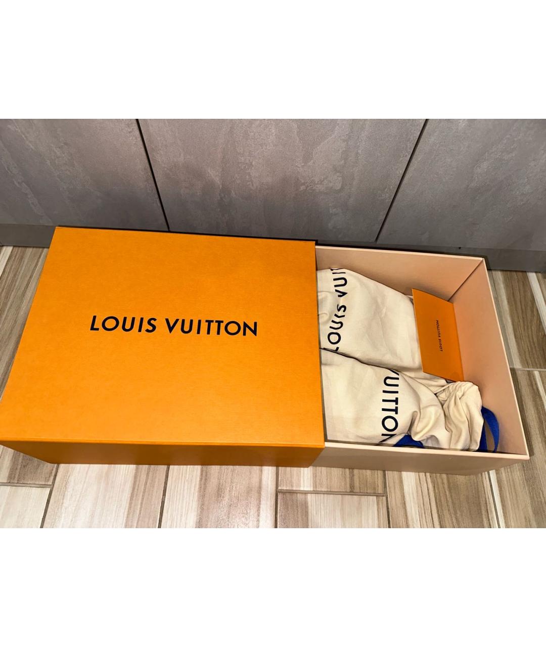 LOUIS VUITTON Голубые сандалии, фото 6