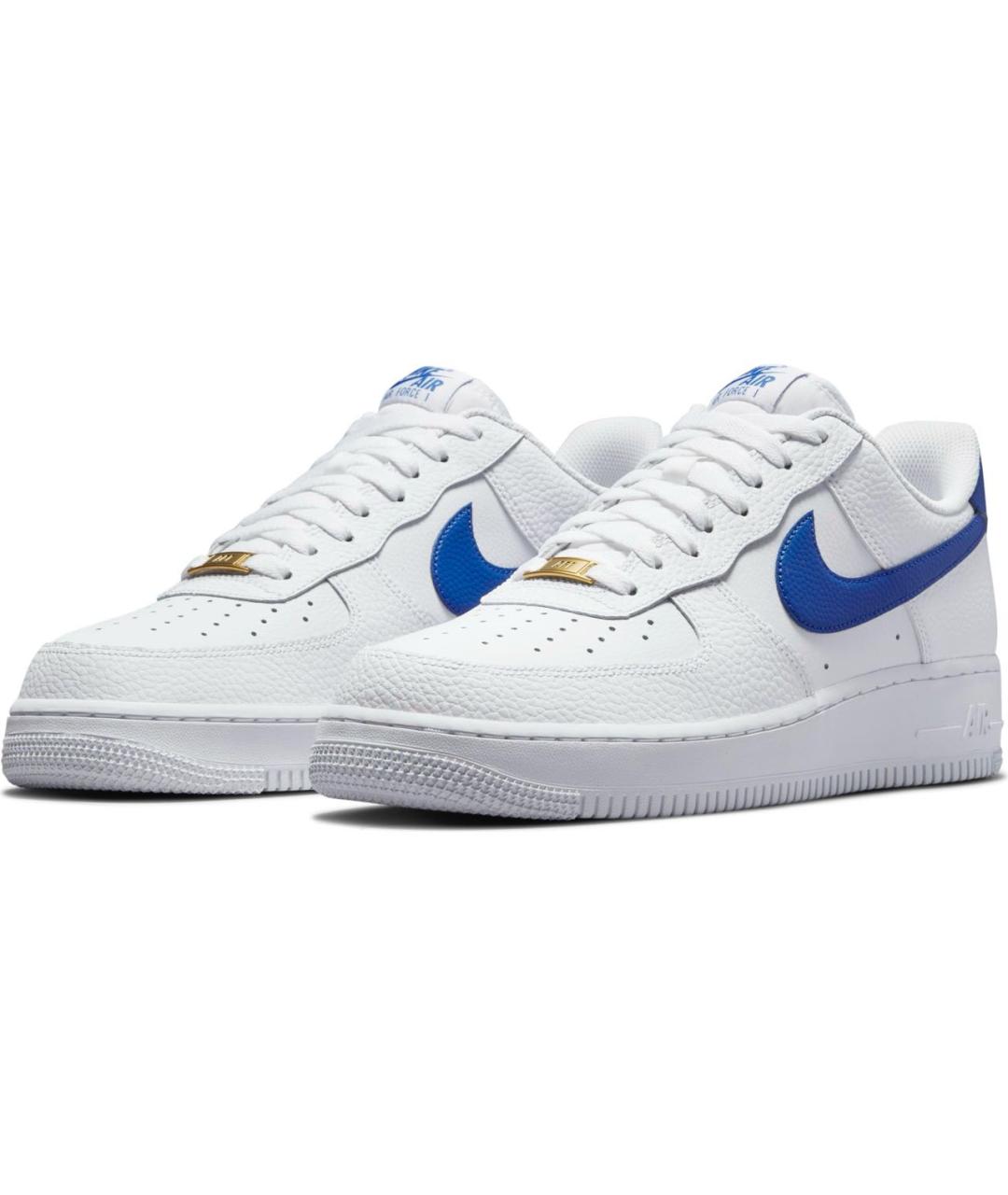 NIKE Белые кожаные низкие кроссовки / кеды, фото 2