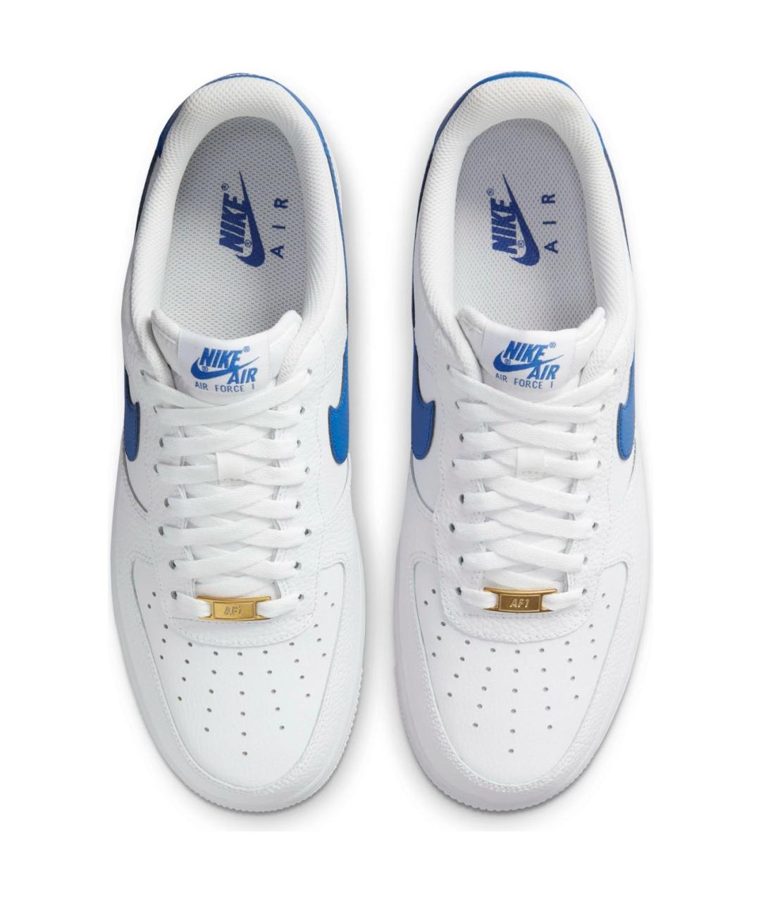 NIKE Белые кожаные низкие кроссовки / кеды, фото 3