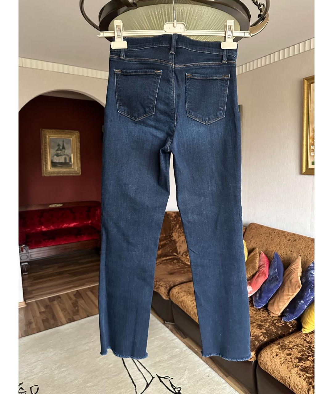 JBRAND Темно-синие хлопко-лиоцелловые джинсы слим, фото 2
