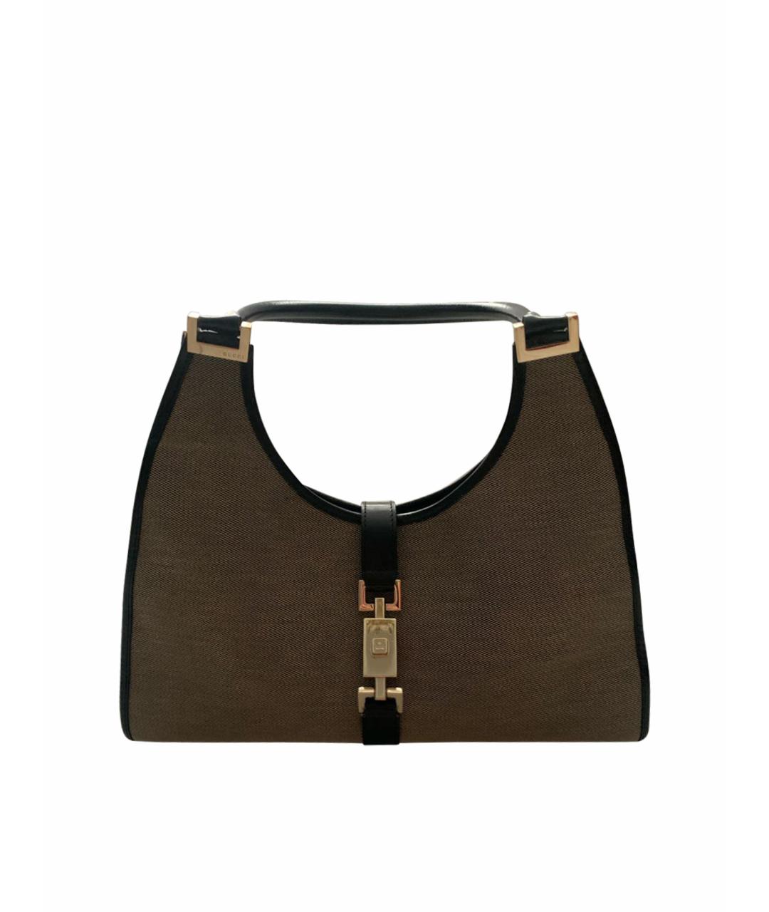 GUCCI Бежевая сумка с короткими ручками, фото 1