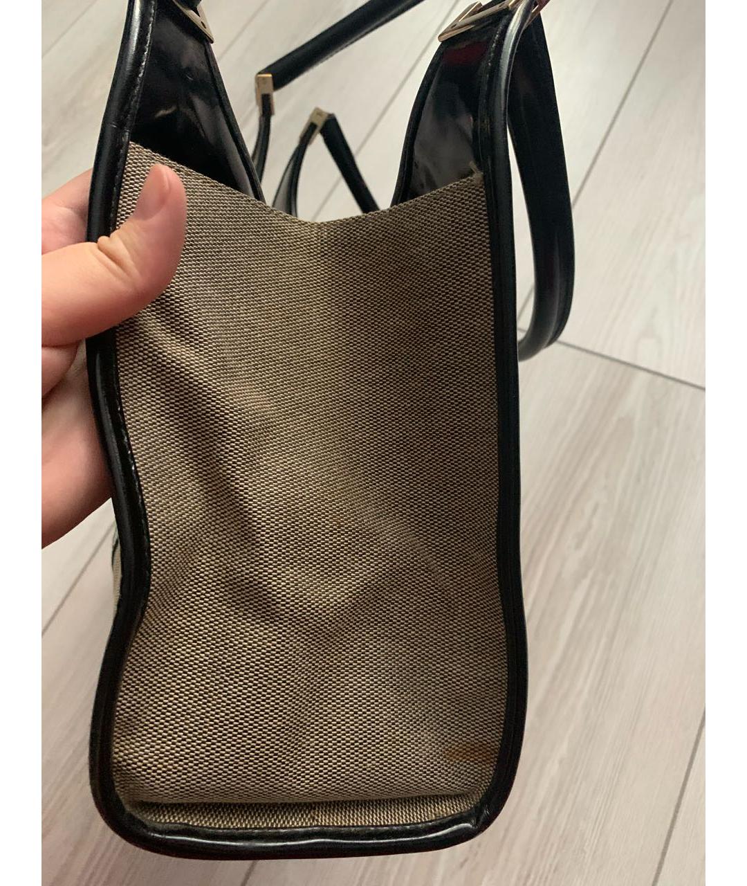 GUCCI Бежевая сумка с короткими ручками, фото 8