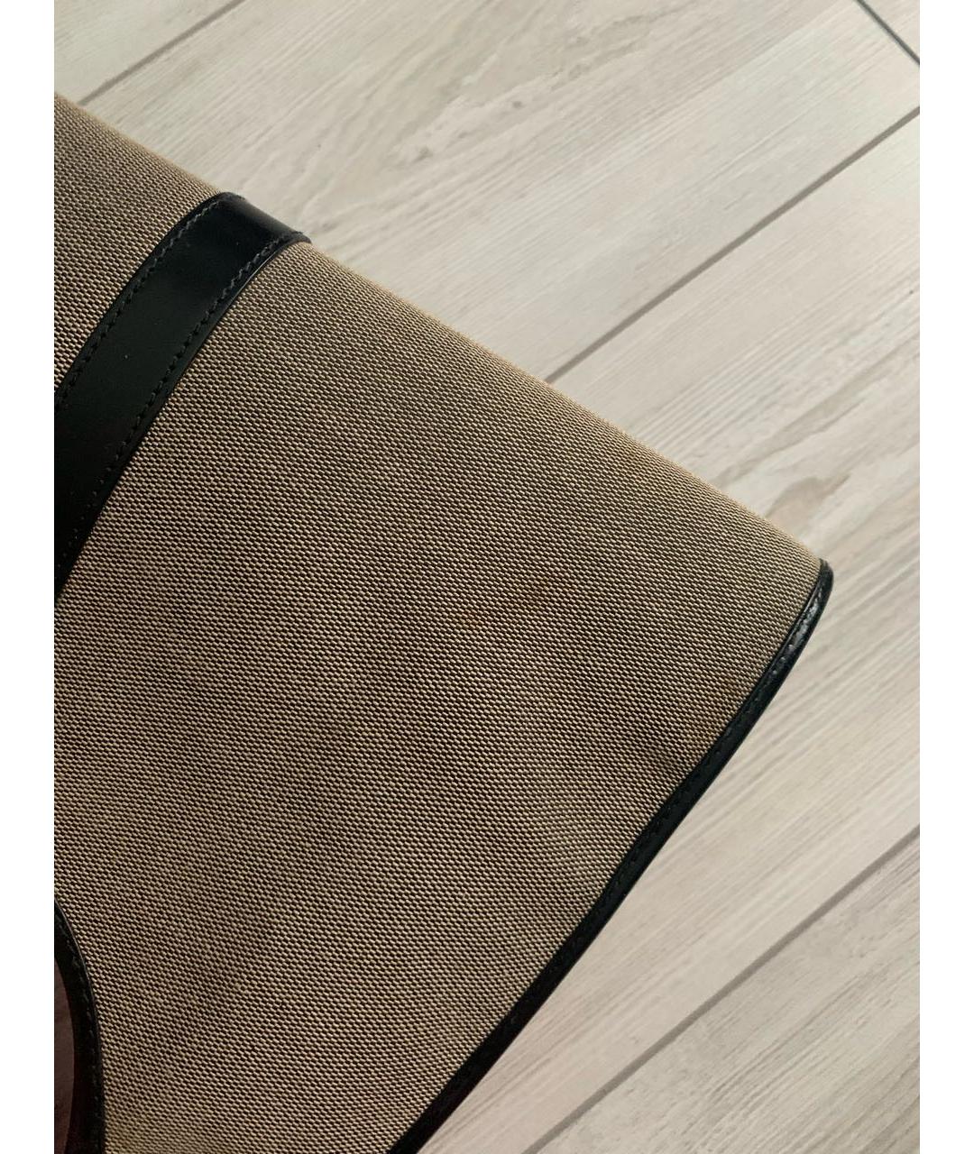 GUCCI Бежевая сумка с короткими ручками, фото 6