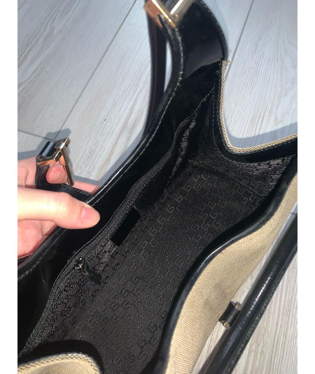 GUCCI Бежевая сумка с короткими ручками, фото 4